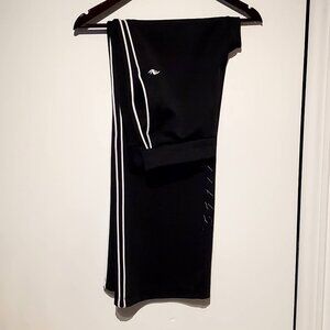 Athletic Works Women's Black & White Striped Pull on Athletic Pants size M 8-10